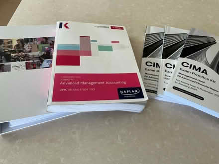 Photo of free Accounting work/study books CIMA (Loughton IG10) #1