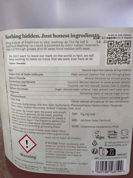 Photo of free Washing up liquid (Meldreth) #3