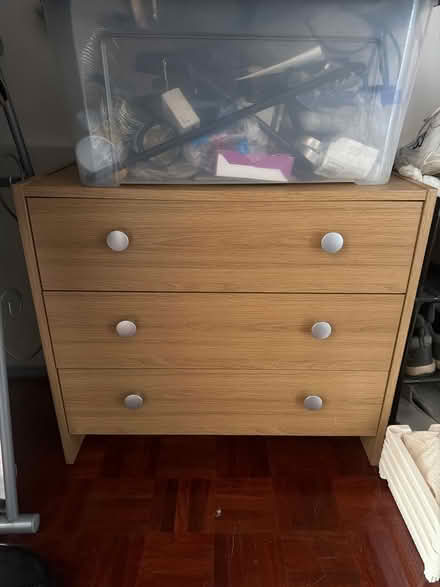 Photo of free Wooden chest of drawers (North Road, Islington (N7 9)) #1