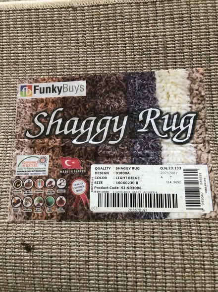 Photo of free shaggy rug (Gosport PO12) #1