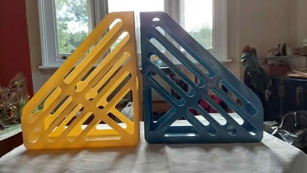 Photo of free 2 plastic magazine racks (St Werburgh's) #2
