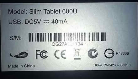Photo of free Aiptek Slim Tablet 600U (Herne Hill, SE24) #3