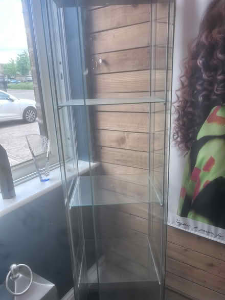 Photo of free Glass display cabinet with door (Greengates Bradford) #2