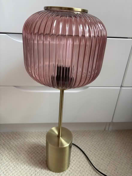 Photo of free Glass table lamp (Hyde, SK14) #2