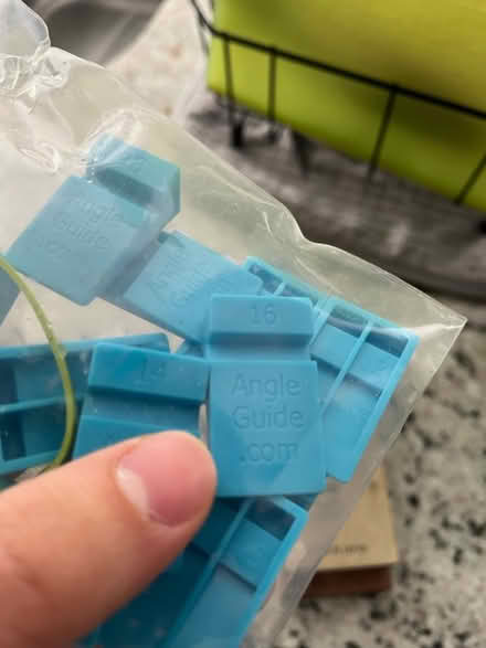 Photo of free Sharpening stone and angle guides (Hickory Ridge) #2