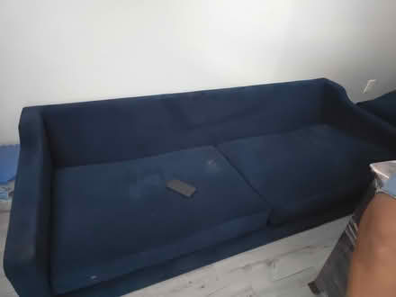 Photo of free Blue Sofa (nrg stadium) #1