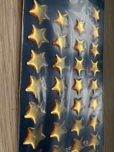Photo of free Gold star stickers (Great Bourton, OX17) #1