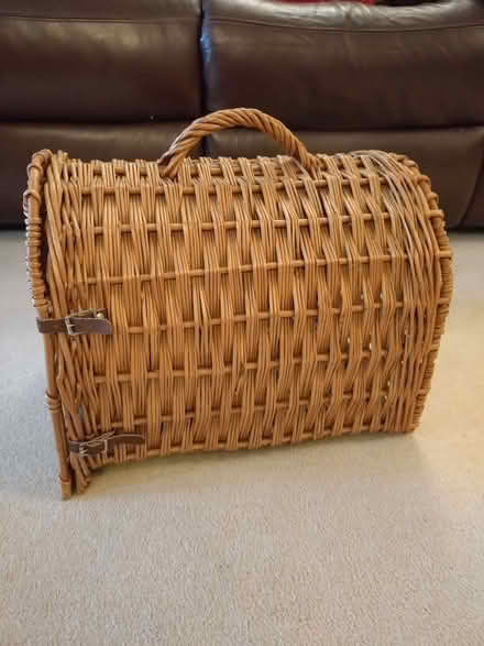 Photo of free Cat basket - wicker (ME16 near E Farleigh station) #2