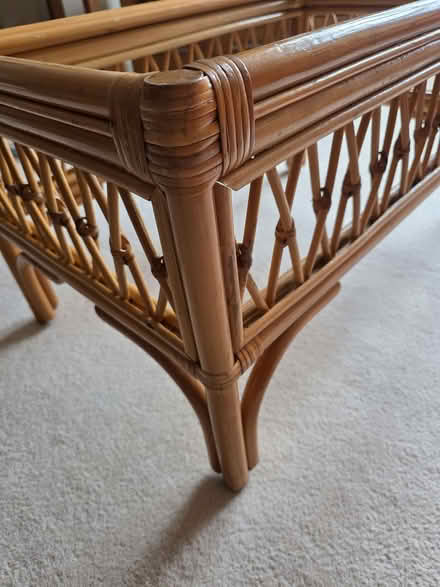 Photo of free Rattan coffee table (Old Basing RG24) #4