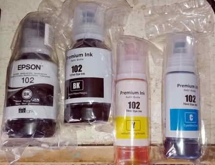 Photo of free Epson Eco-tank inks 102 series (Stroud GL5) #1
