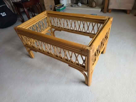 Photo of free Rattan coffee table (Old Basing RG24) #1