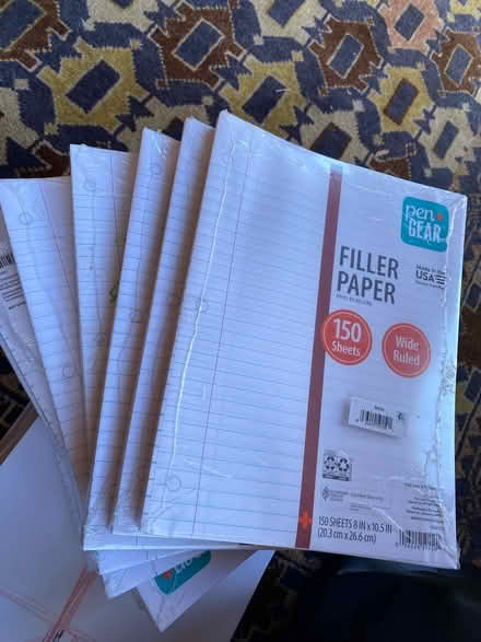 Photo of free Binder paper (Ashby & Sacramento) #1