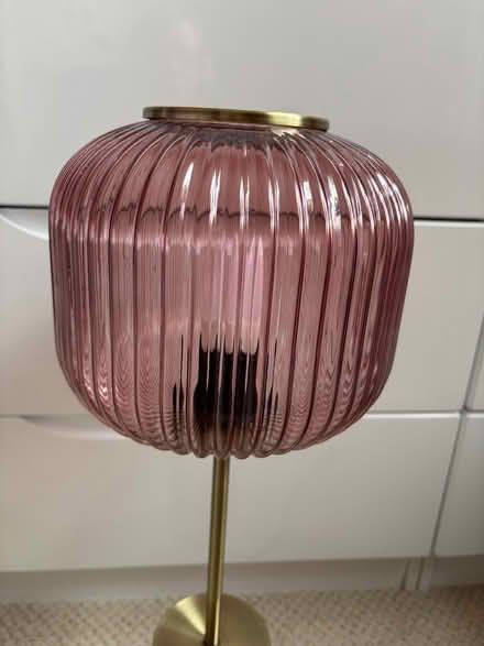 Photo of free Glass table lamp (Hyde, SK14) #3