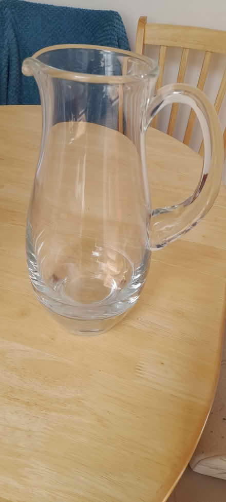 Photo of free Glass water/ juice jug/ pitcher (Saughall village CH1) #1