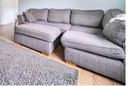 Photo of free Grey corner sofa (Downham BR1) #1