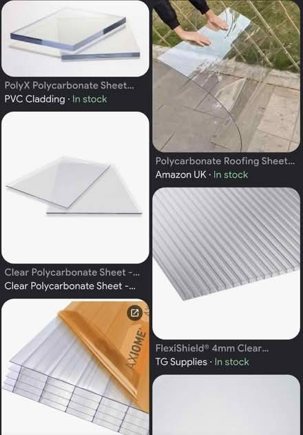 Photo of Polycarbonate sheets/ acrylic sheet (Eltham) #1