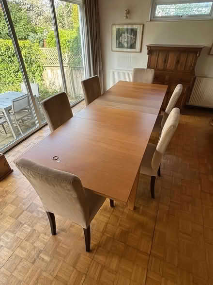 Photo of free Dining table and 6 chairs (Otford) #1