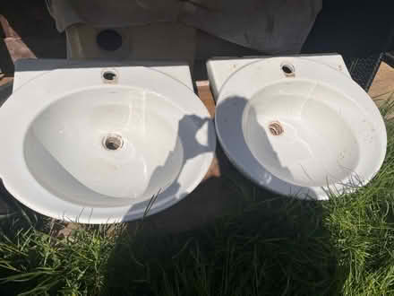 Photo of free Twin Wall mounted sinks (Notts) #1