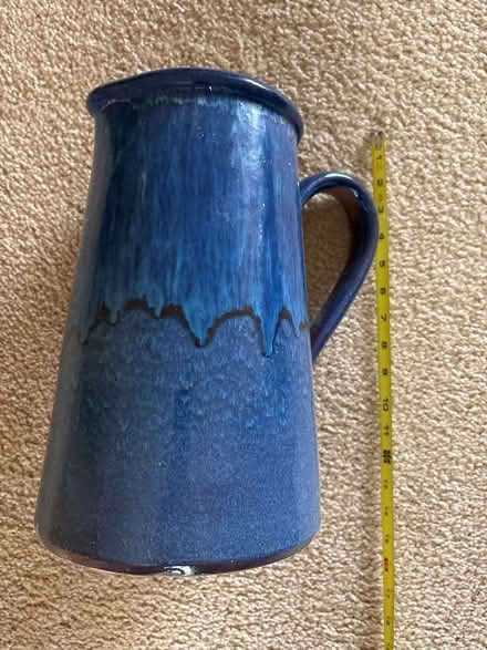 Photo of free Blue ceramic jug (NW Aurora) #1