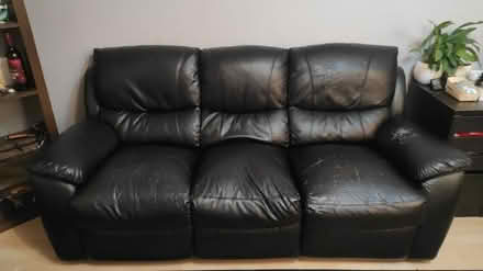 Photo of free Leather recliner sofas (NW9 5rj) #2