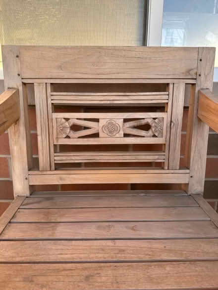 Photo of free Wooden chair/stand (Buffalo Grove, IL) #2
