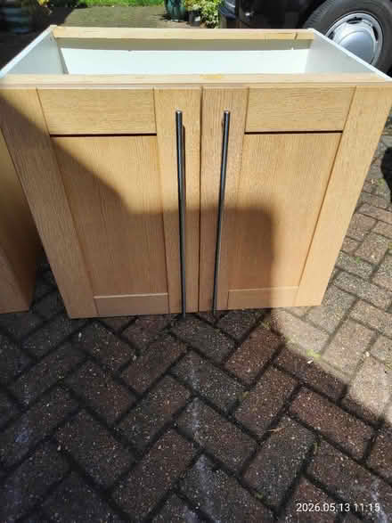 Photo of free Kitchen cabinet oak bottom (Hampton TW12) #1