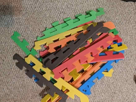 Photo of free Used foam dinosaur squares (Bowie) #2