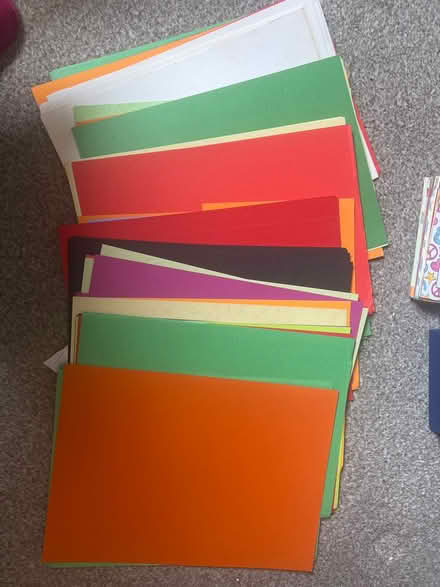 Photo of free Assorted A4 colour paper and card (TN1) #1