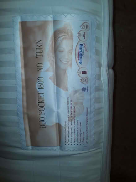 Photo of free Double Mattress - 136cm (W) x 184cm (L) (Great Salkeld CA11) #2