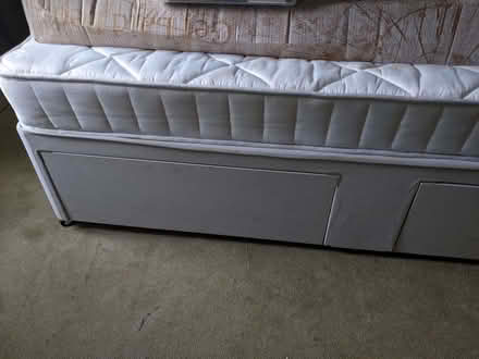 Photo of free 2ft 6 divan base with drawers and mattress (Willington MK44) #3