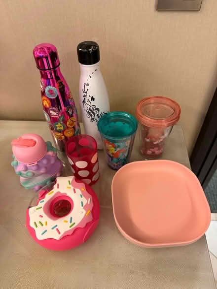 Photo of free Kids bottles , cups and plate (SW11) #1