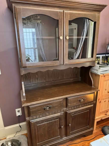 Photo of free Wood dining room hutch (Langdon (20018)) #1