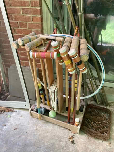 Photo of free Croquet set (Garret park) #1