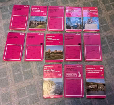 Photo of free 23 Ordnance Survey Landranger Maps (Caldy Valley CH3) #2