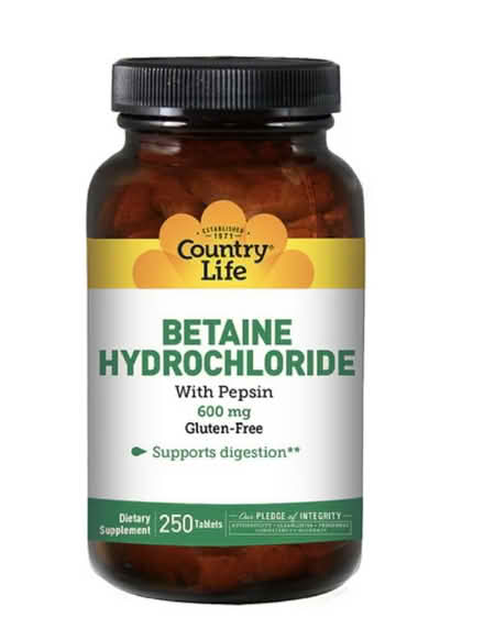 Photo of free Betaine HCL (Glastonbury Center) #1
