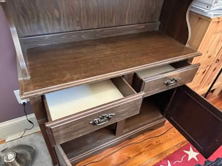 Photo of free Wood dining room hutch (Langdon (20018)) #3