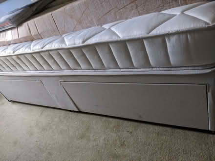 Photo of free 2ft 6 divan base with drawers and mattress (Willington MK44) #2