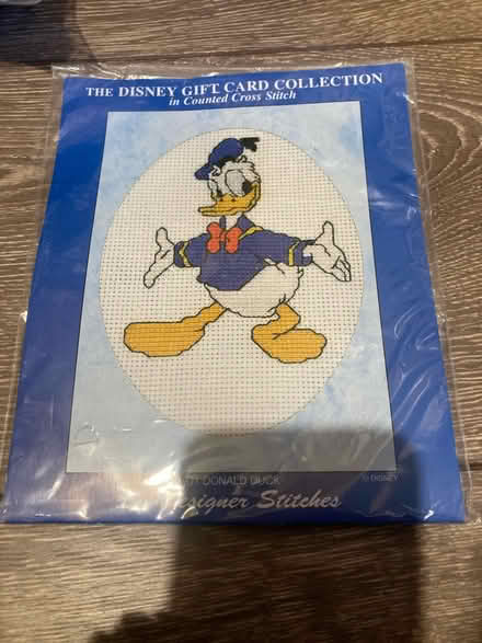 Photo of free Donald Duck Cross Stitch Kit (Purley) #1