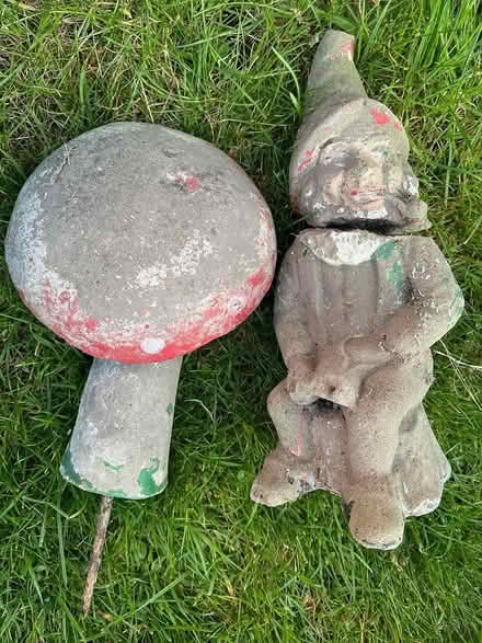 Photo of free Garden Gnome and Toadstool (BR6) #1
