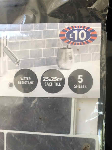 Photo of free 1 pack - Self adhesive wall tile (Haddon) #2