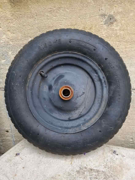 Photo of free Wheelbarrow wheel (Odd Down BA2) #1