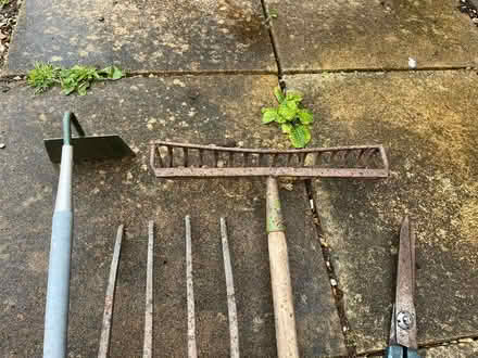 Photo of free old garden tools - rake & fork left (Kentwood RG30) #2