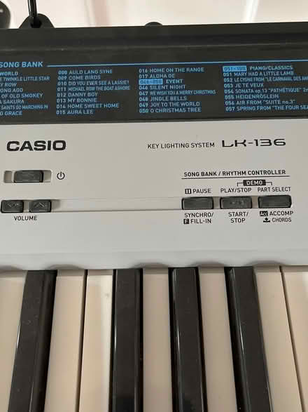 Photo of free casio keyboard and stand (West Oxfordshire OX28) #2