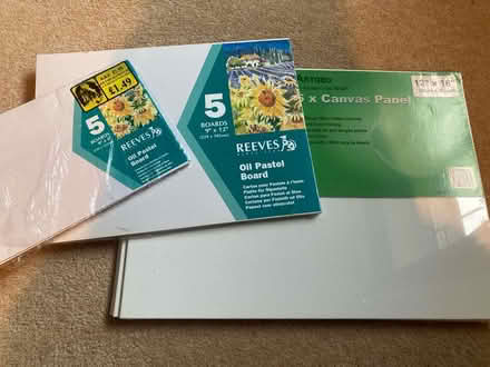 Photo of free Mixed canvas boards (Purley) #1