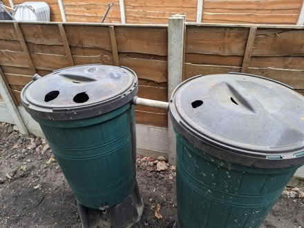 Photo of free 2x Rain water butt with standa (Irlams o' th' Height M6) #3