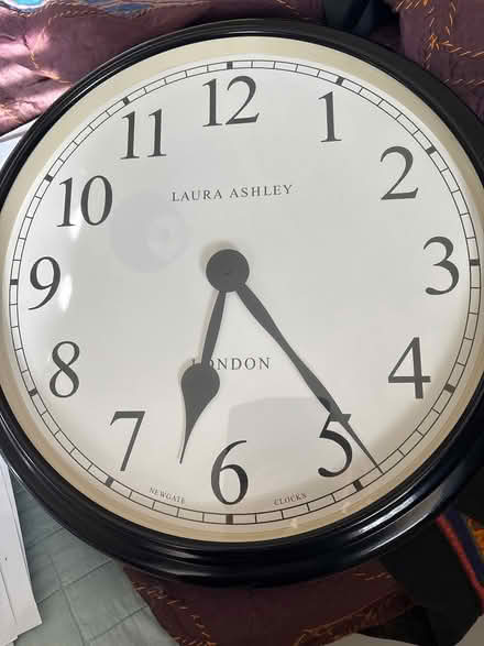 Photo of free Laura Ashley clock (not working) (Stonehaven) #1