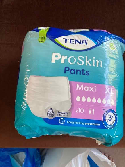 Photo of free XL Tena and catheter bag mix (Raynes Park SW20) #1