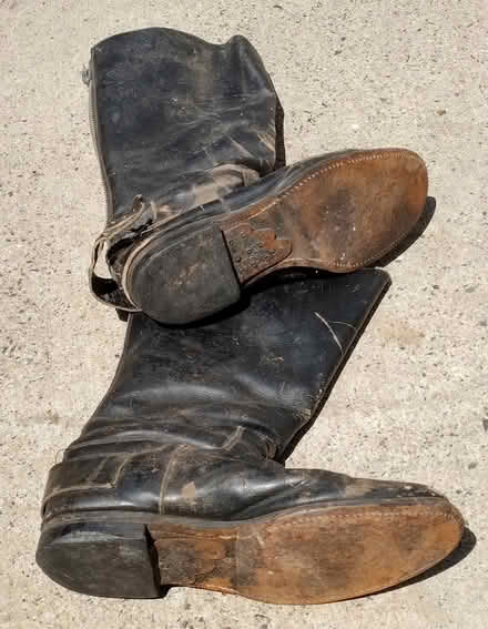 Photo of free Motorcycle boots (Downtown Natick) #2