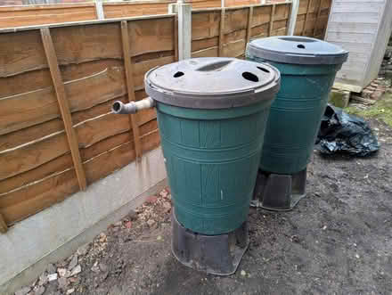 Photo of free 2x Rain water butt with standa (Irlams o' th' Height M6) #4