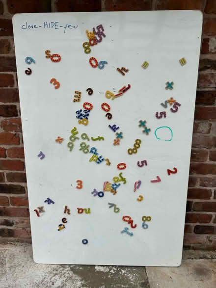 Photo of free Magnetic wipe white board (Lymm) #1